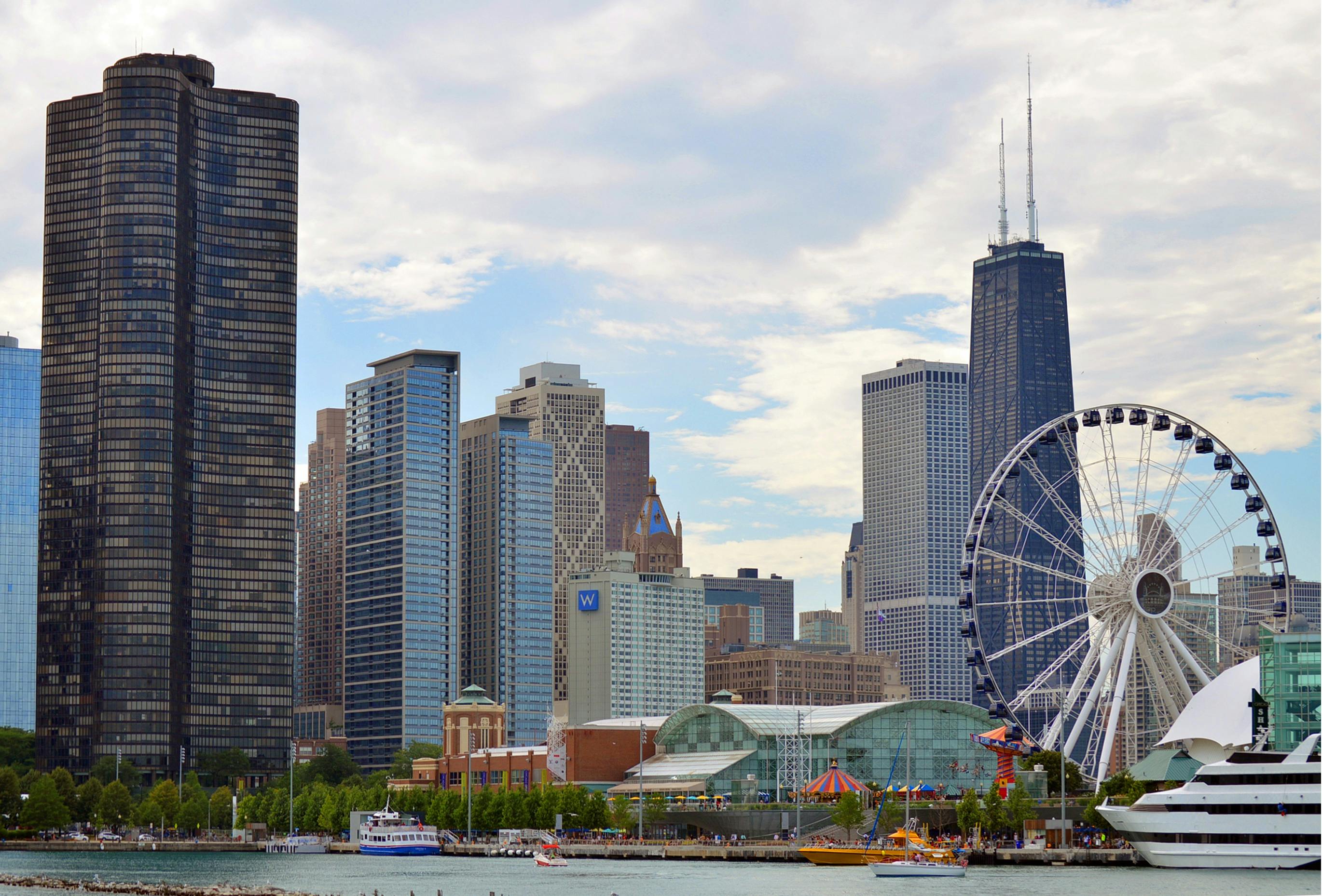 chicago-skyline-with-ferris-wheel